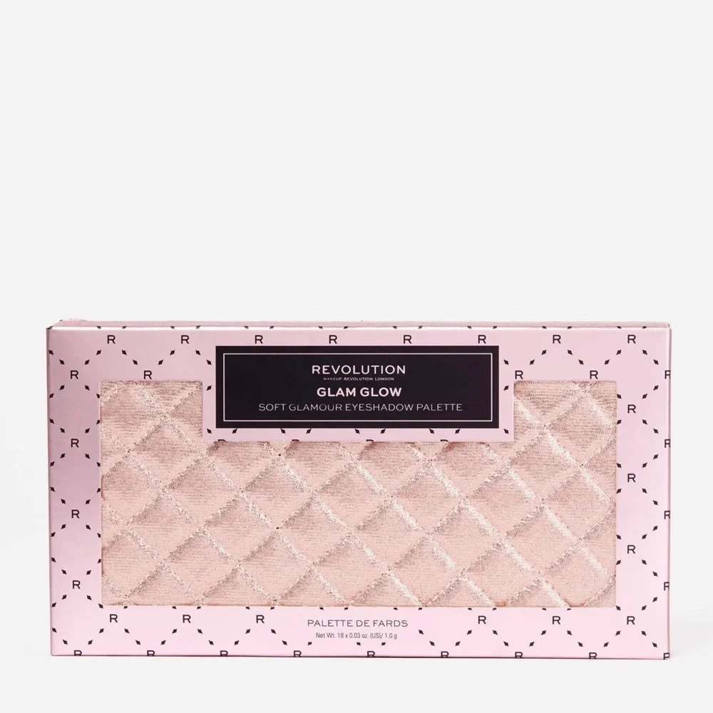 NEW Makeup Revolution Glam Glow Soft Glamour Eyeshadow Palette 18 Shades Neutral